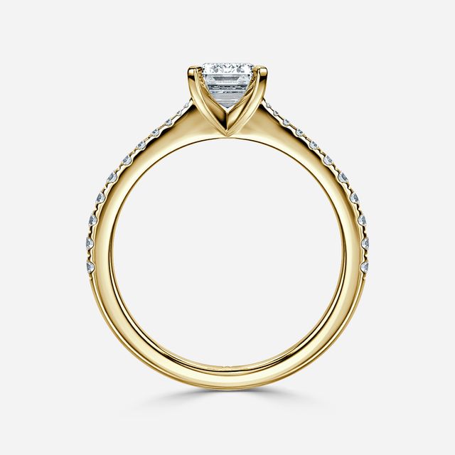 Firefly Yellow Gold Engagement Ring