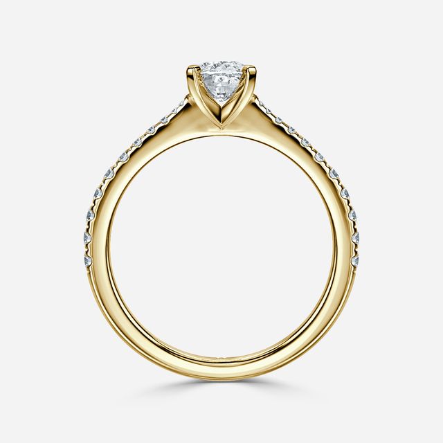 Firefly Yellow Gold Engagement Ring
