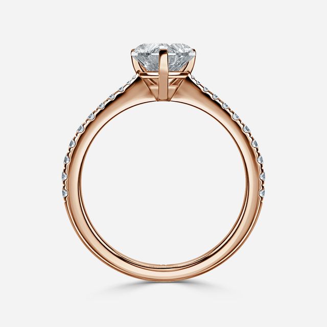 Firefly Rose Gold Engagement Ring