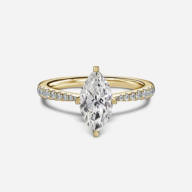 Firefly Yellow Gold Engagement Ring