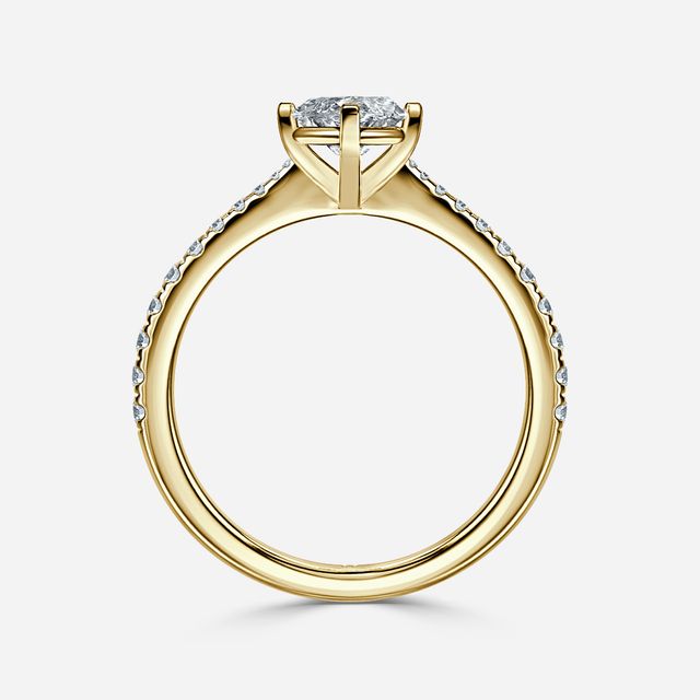 Firefly Yellow Gold Engagement Ring