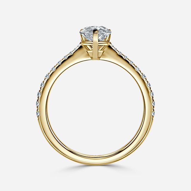 Firefly Yellow Gold Engagement Ring