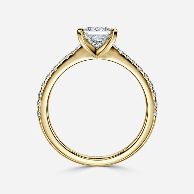 Firefly Yellow Gold Engagement Ring