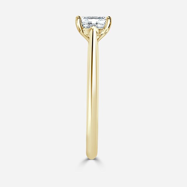 Damini Yellow Gold Solitaire Engagement Ring