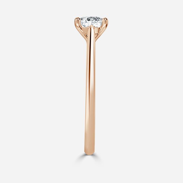 Damini Rose Gold Solitaire Engagement Ring