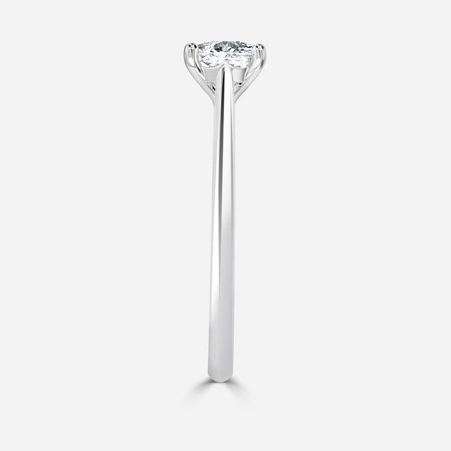Damini Platinum Solitaire Engagement Ring