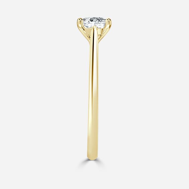 Damini Yellow Gold Solitaire Engagement Ring