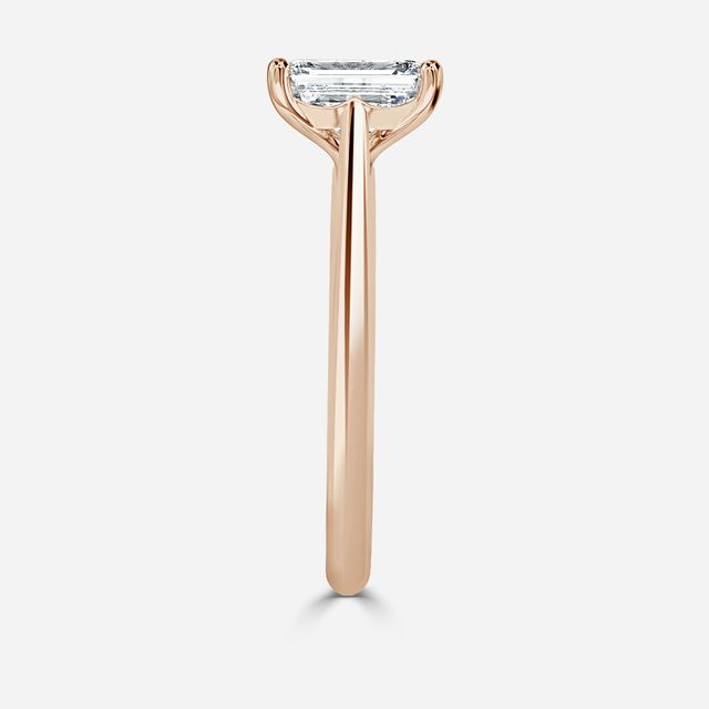 Damini Rose Gold Solitaire Engagement Ring