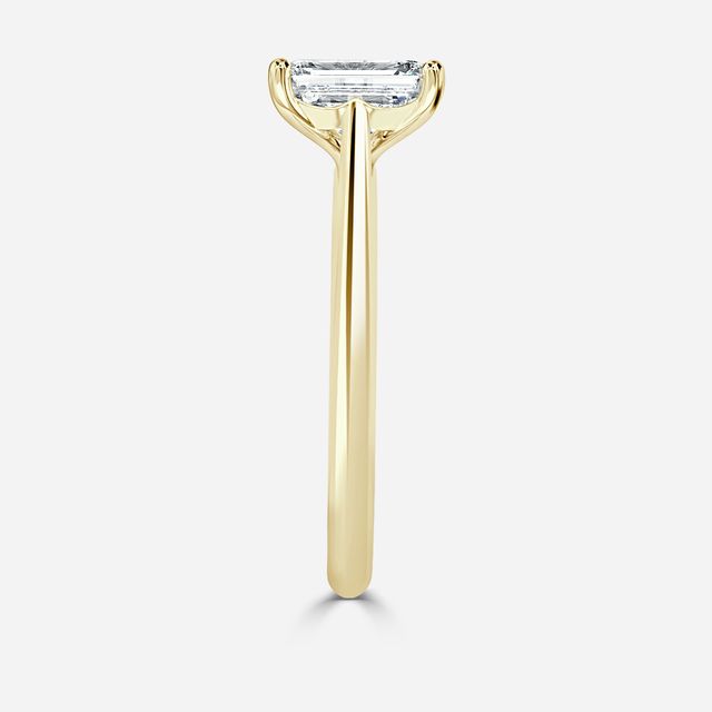 Damini Yellow Gold Solitaire Engagement Ring