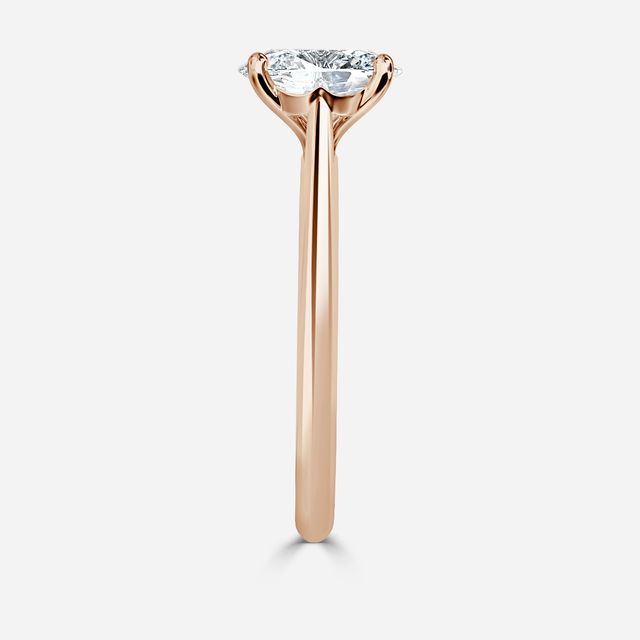 Damini Rose Gold Solitaire Engagement Ring