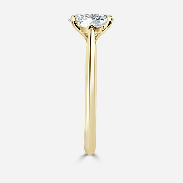Damini Yellow Gold Solitaire Engagement Ring