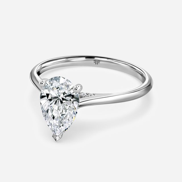Damini Platinum Solitaire Engagement Ring