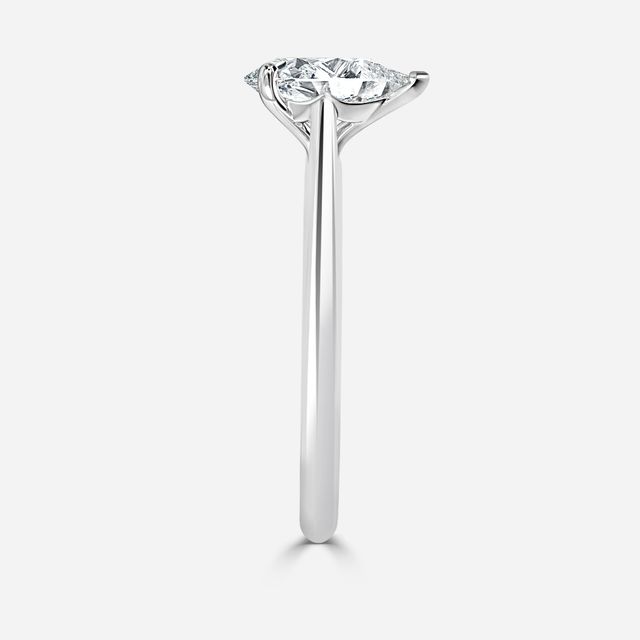 Damini Platinum Solitaire Engagement Ring