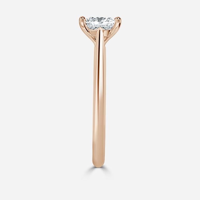 Damini Rose Gold Solitaire Engagement Ring