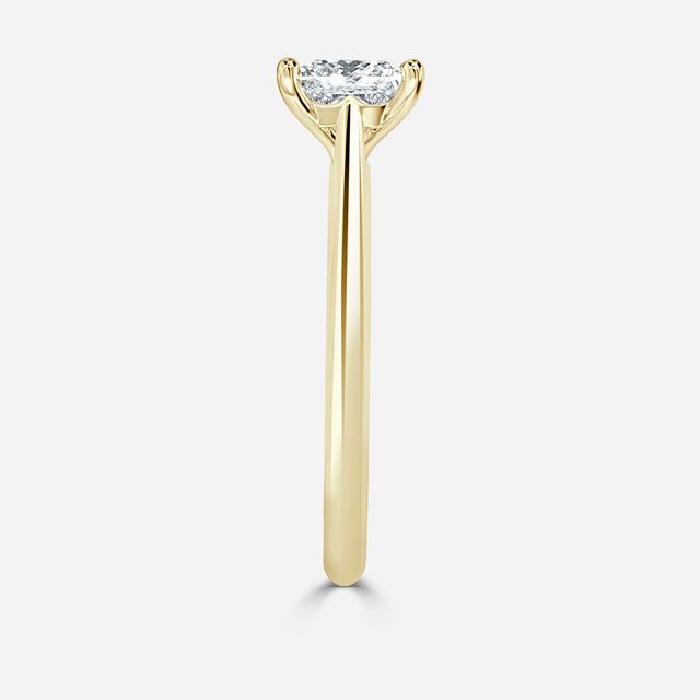 Damini Yellow Gold Solitaire Engagement Ring