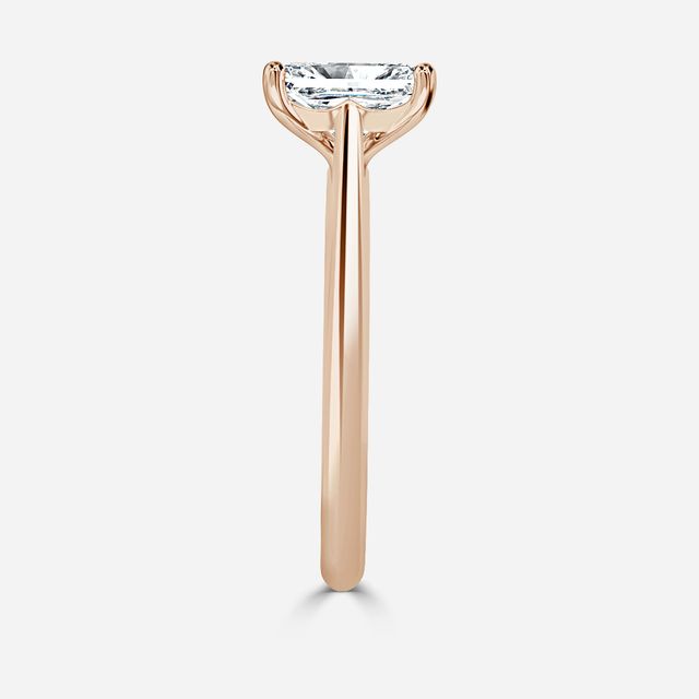 Damini Rose Gold Solitaire Engagement Ring