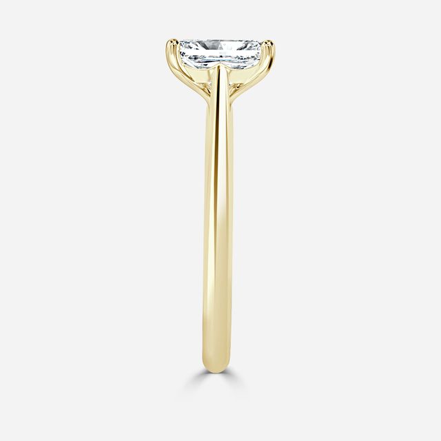 Damini Yellow Gold Solitaire Engagement Ring