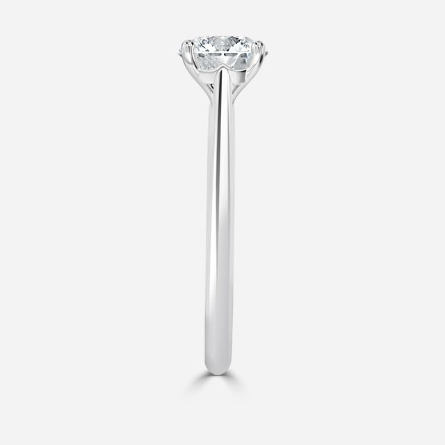 Damini White Gold Solitaire Engagement Ring