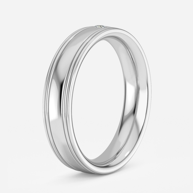 Sven Round In White Gold