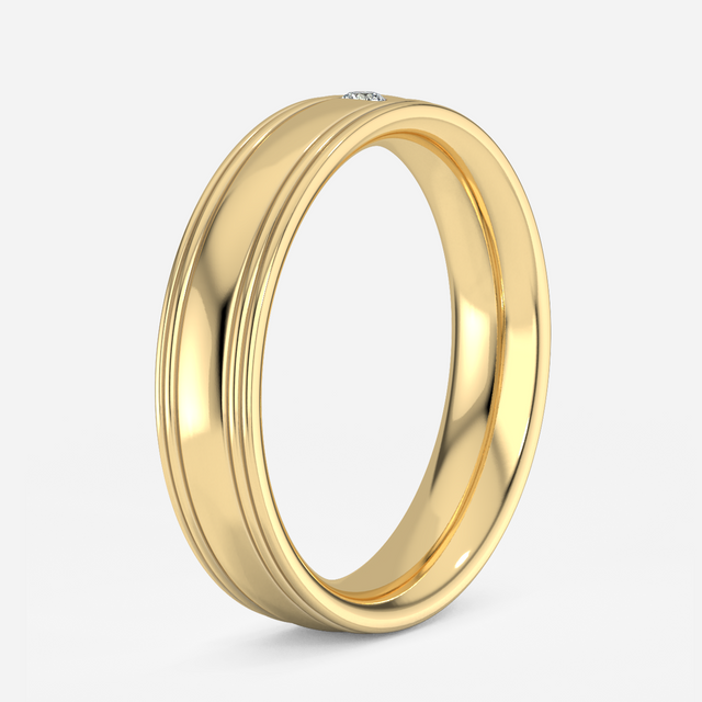 Sven Round In Yellow Gold