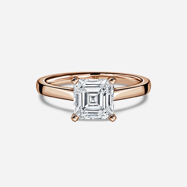 Avery Rose Gold Solitaire Engagement Ring
