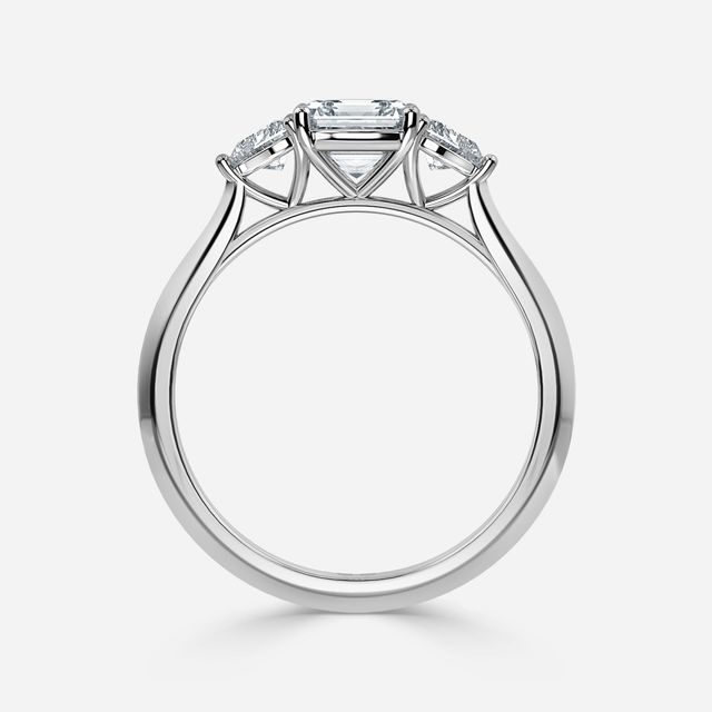 Venus Platinum Trilogy Engagement Ring