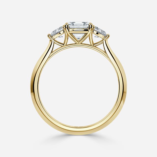 Venus Yellow Gold Trilogy Engagement Ring