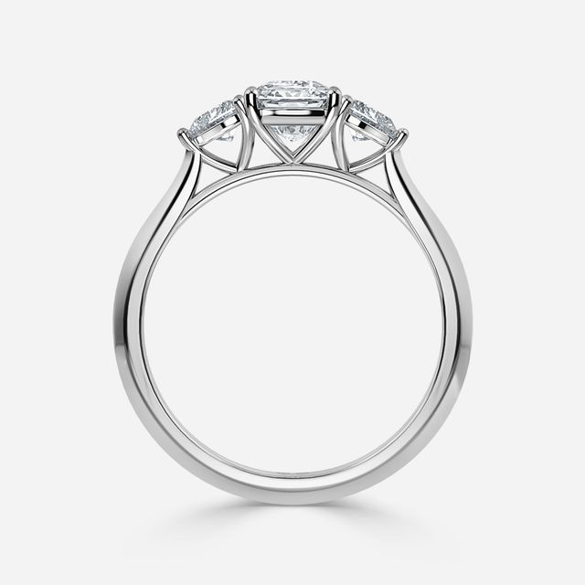 Venus Platinum Trilogy Engagement Ring
