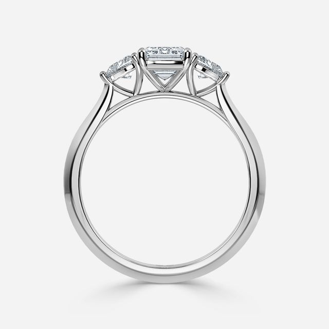 Venus Platinum Trilogy Engagement Ring