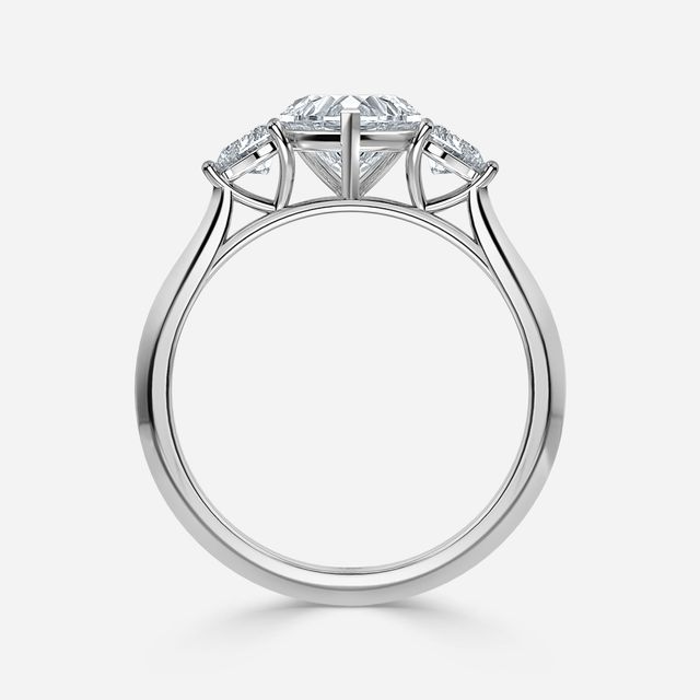 Venus White Gold Trilogy Engagement Ring
