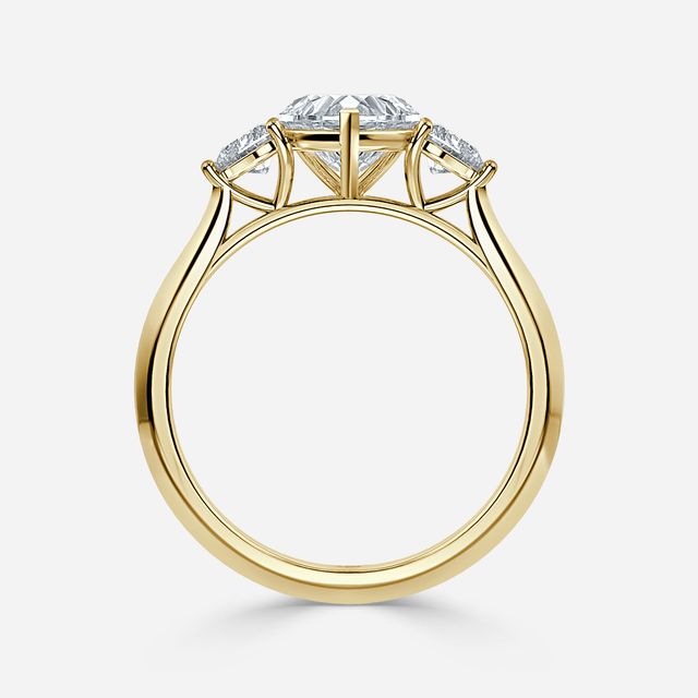 Venus Yellow Gold Trilogy Engagement Ring