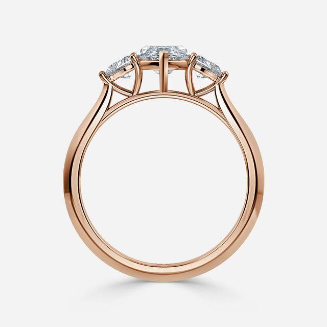 Venus Rose Gold Trilogy Engagement Ring