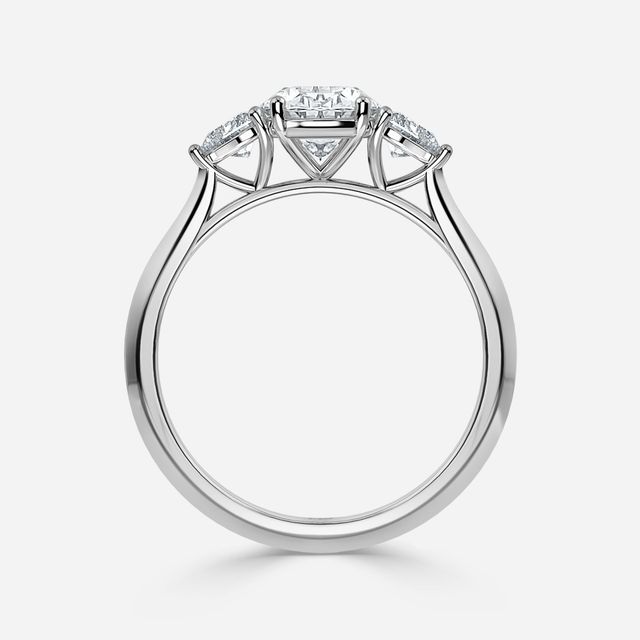 Venus Platinum Trilogy Engagement Ring