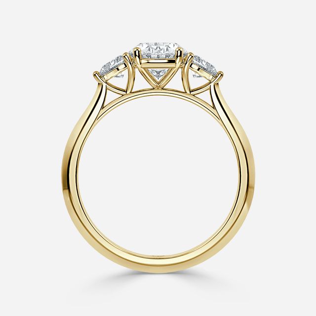 Venus Yellow Gold Trilogy Engagement Ring