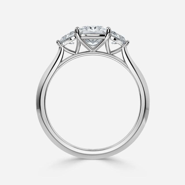 Venus White Gold Trilogy Engagement Ring