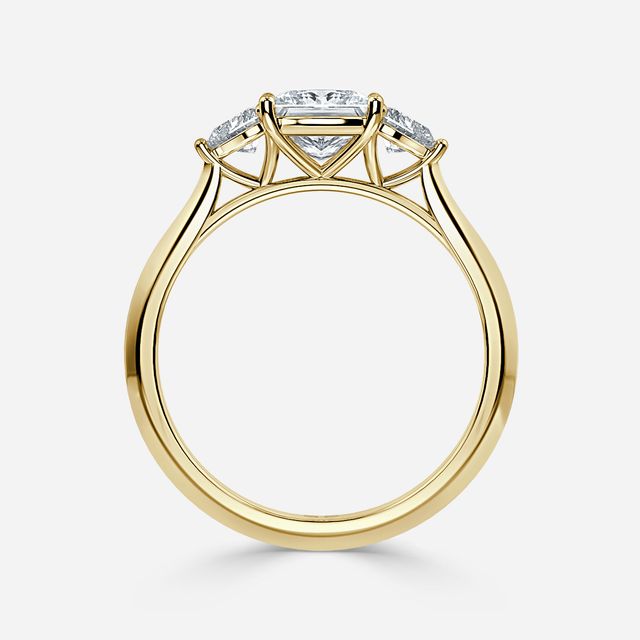 Venus Yellow Gold Trilogy Engagement Ring