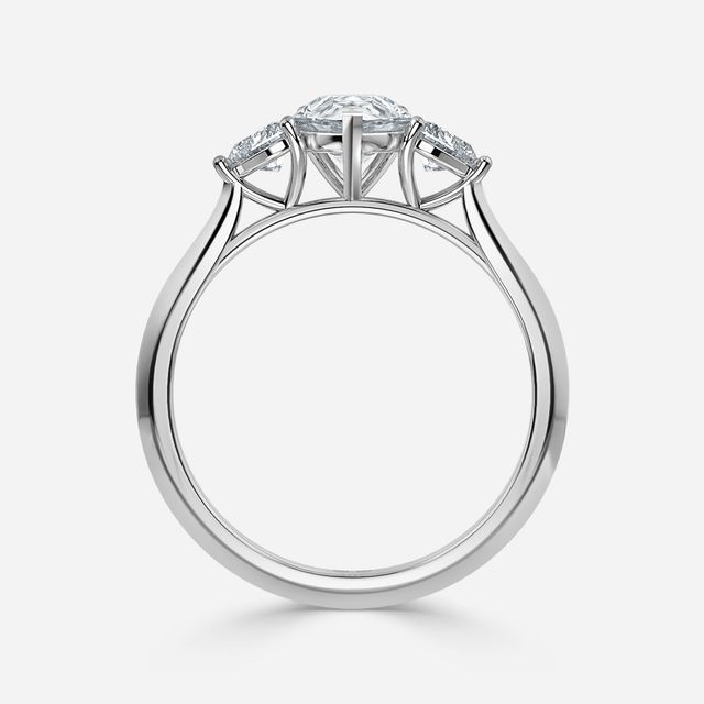 Venus Platinum Trilogy Engagement Ring