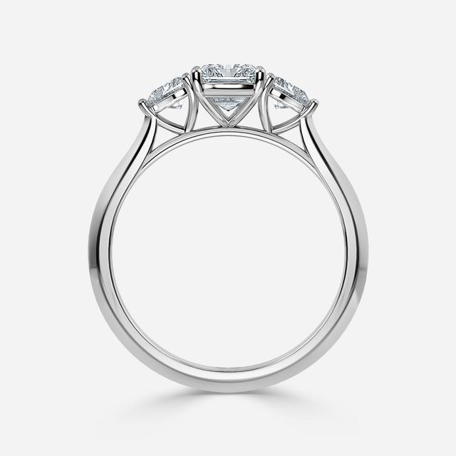 Venus Platinum Trilogy Engagement Ring