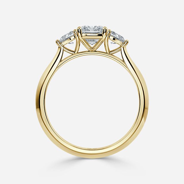 Venus Yellow Gold Trilogy Engagement Ring