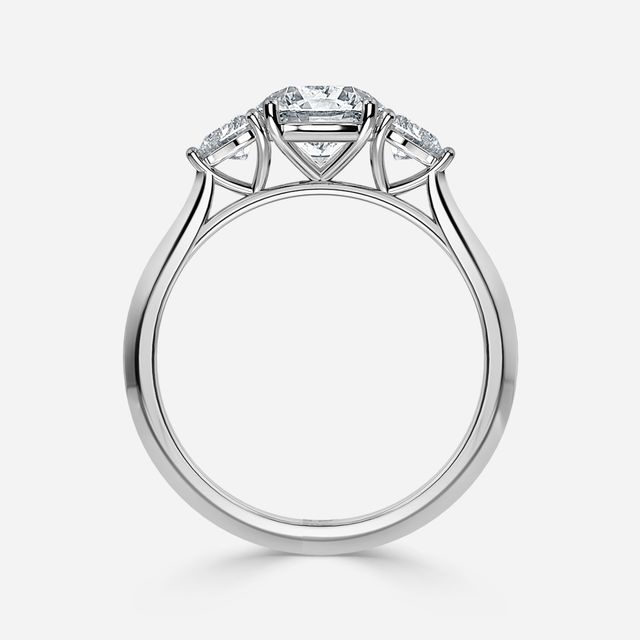 Venus White Gold Trilogy Engagement Ring