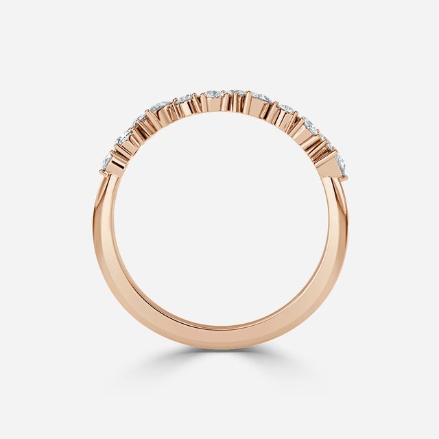 Cleopatra Rose Gold Eternity Ring
