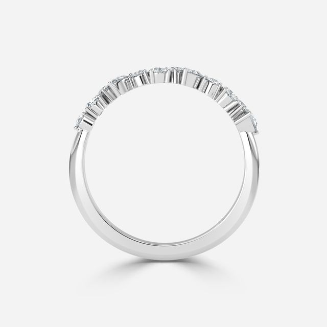 Cleopatra White Gold Eternity Ring