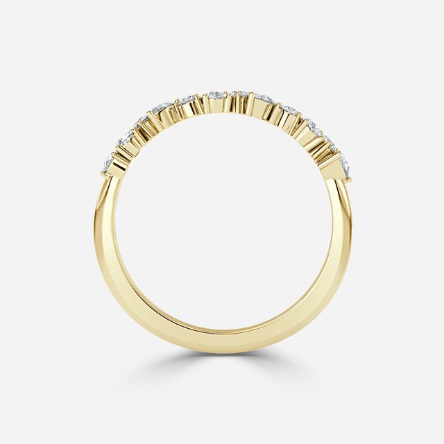 Cleopatra Yellow Gold Eternity Ring