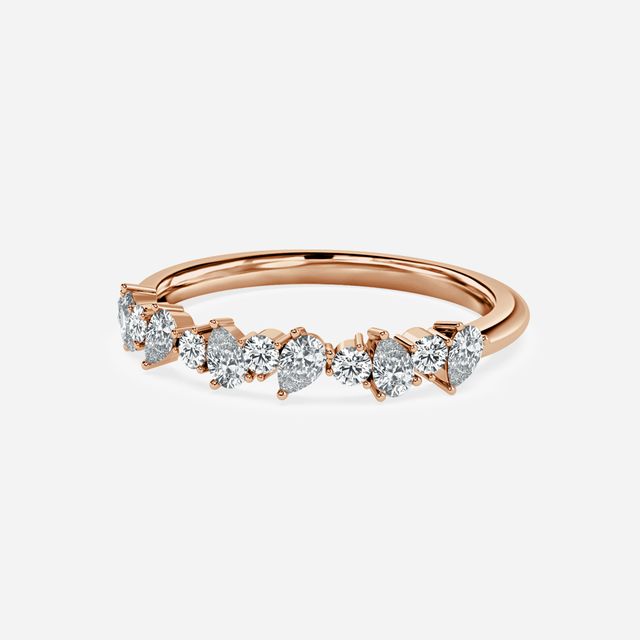 Cleopatra Rose Gold Eternity Ring