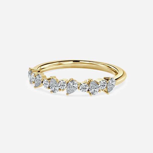 Cleopatra Yellow Gold Eternity Ring