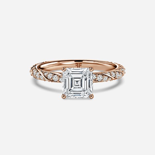 Fior Rose Gold Engagement Ring