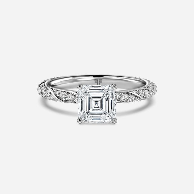 Fior White Gold Engagement Ring
