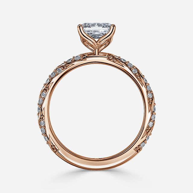 Fior Rose Gold Engagement Ring