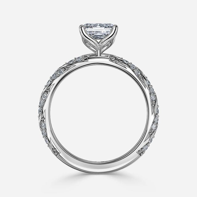 Fior White Gold Engagement Ring
