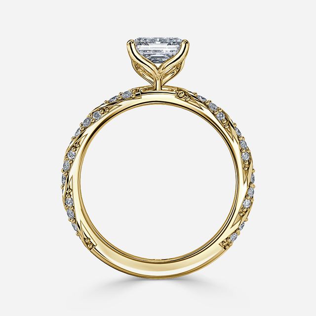 Fior Yellow Gold Engagement Ring